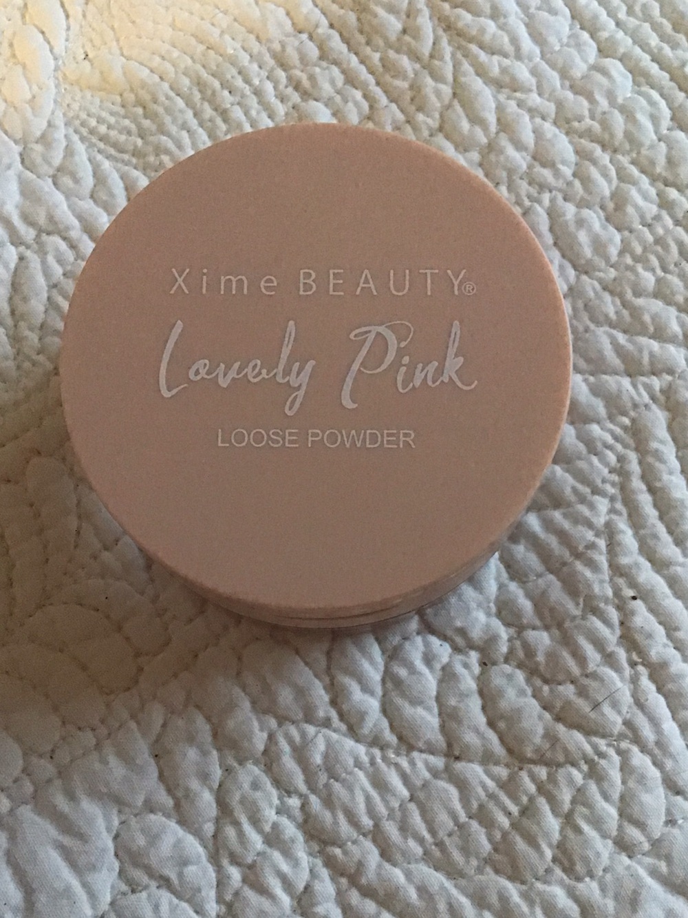 New Xime Beauty Sheer Finish Pressed Setting Powder Compact - Pink